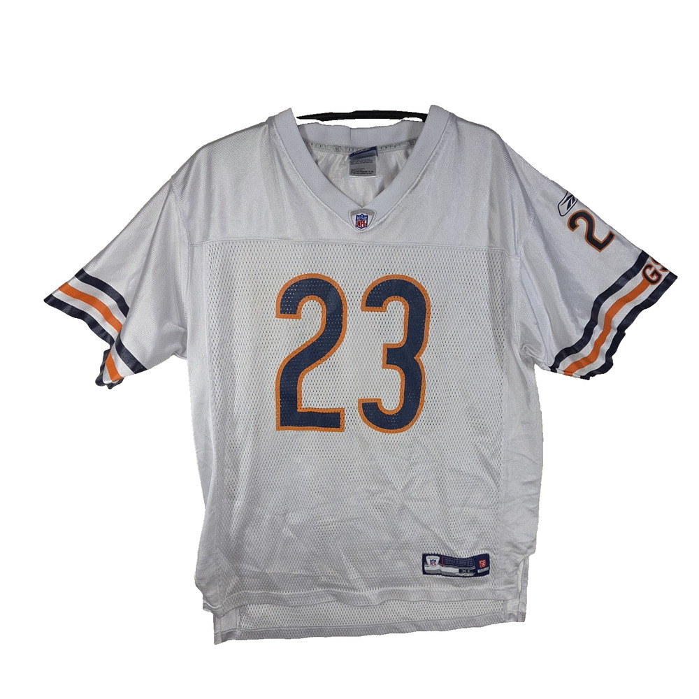 Vtg Chicago Bears Jersey White Mens XL NFL Devin Hester Football Y2k 2000s Sport